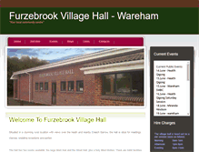 Tablet Screenshot of furzebrookvillagehall.org